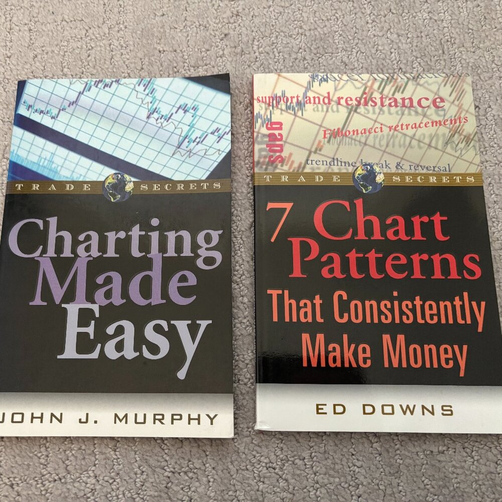 7 Chart Patterns by Ed Downs and Charting Made Easy by John J Murphy Books